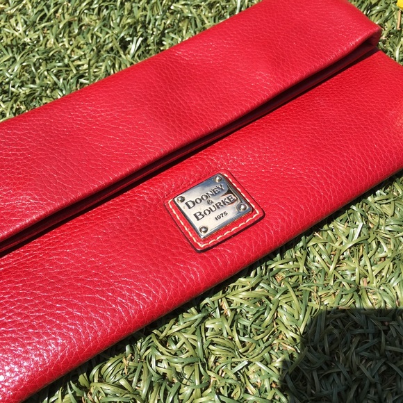 Dooney & Bourke Handbags - Red Dooney & Bourke Clutch